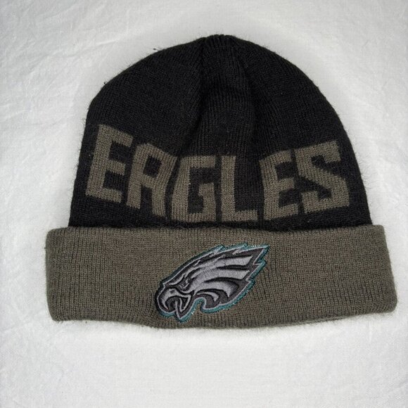 NFL Team Apparel Eagles Knit Beanie Kids - Picture 1 of 3